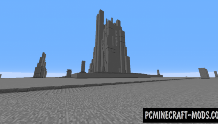 The Monolith - Castle, Building Map For Minecraft
