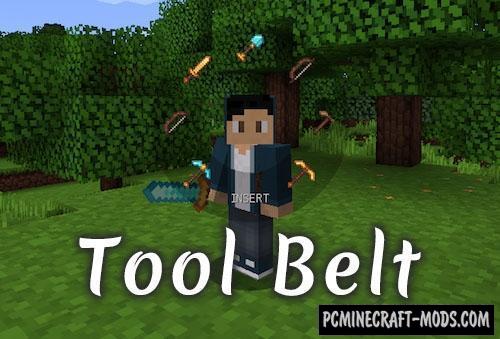 Tool Belt - Custom HUD Mod For Minecraft 1.19.4, 1.18.2, 1.17.1, 1.12.2