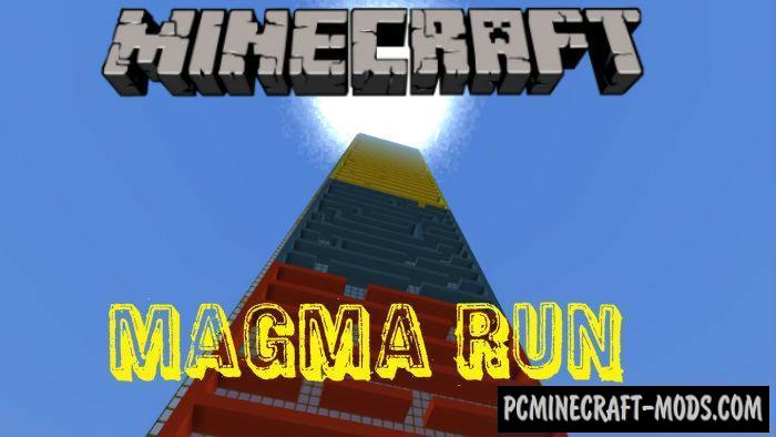 Magma Run Tower Minigame Minecraft Pe Map 1 4 0 1 2 13 Pc Java Mods