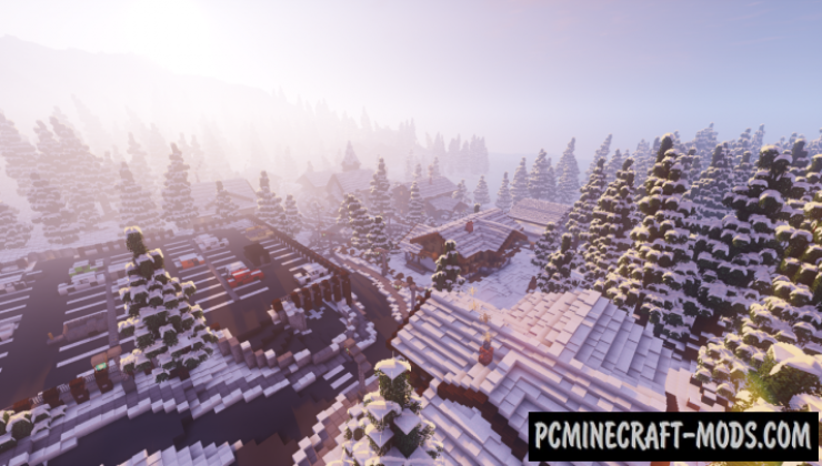 Realistic Ski-Resort - Adventure Map For Minecraft