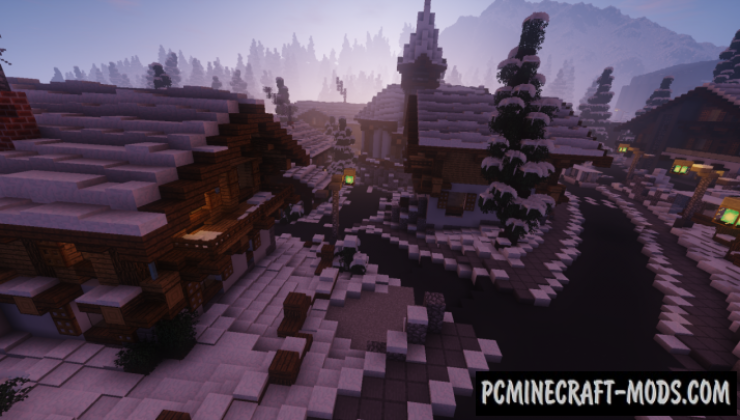 Realistic Ski-Resort - Adventure Map For Minecraft