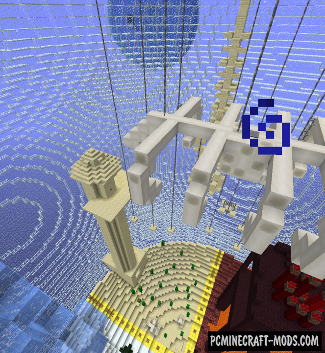 Biome Sphere Parkour Map For Minecraft 1.15, 1.14.4 | PC Java Mods