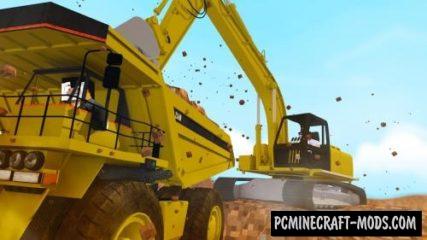 Heavy Machinery - Vehicle Mod For Minecraft 1.12.2, 1.8.9