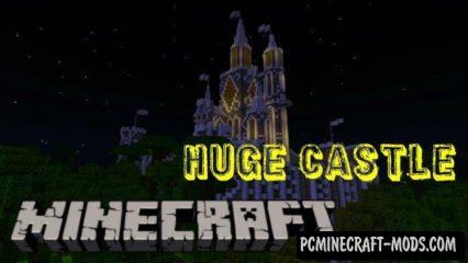 Huge Castle Minecraft PE Bedrock Map 1.5.0, 1.4.0