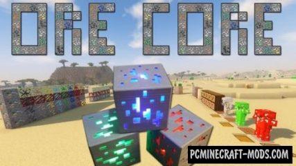 Ore Core Mod For Minecraft 1.12.2, 1.11.2, 1.10.2, 1.8.9