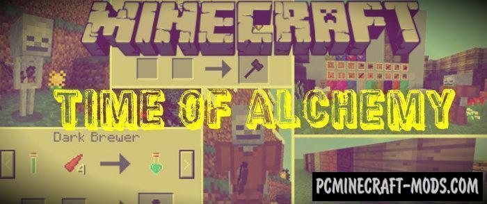 Time Of Alchemy Minecraft PE Bedrock Mod / Addon 1.9.0, 1 