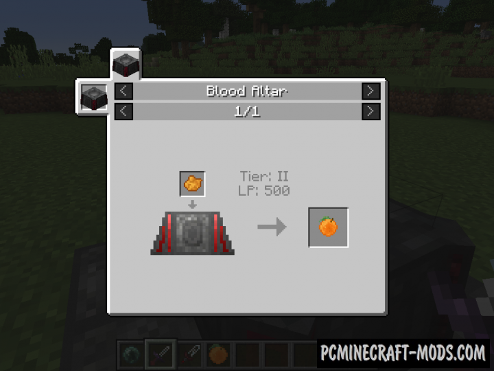 Blood Arsenal - Blocks, Weapons, Magic Mod MC 1.12.2