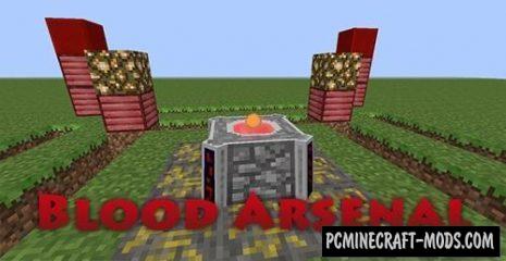 Blood Arsenal - Blocks, Weapons, Magic Mod MC 1.12.2