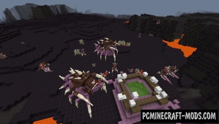 StarCraft - Mobs, Weapons Mod For Minecraft 1.12.2, 1.7.10
