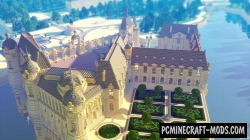 Chateau de Chantilly - Building Map For Minecraft