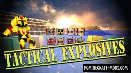 Tactical Explosives - Weapon Mod For Minecraft 1.12.2, 1.10.2