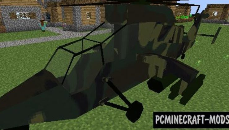 MC Helicopter - Vehicle Mod For Minecraft 1.7.10