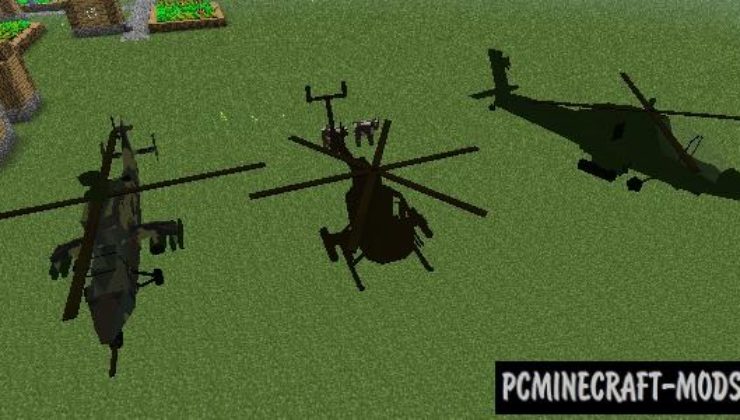 MC Helicopter - Vehicle Mod For Minecraft 1.7.10