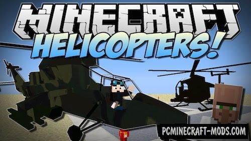 MC Helicopter - Vehicle Mod For Minecraft 1.7.10