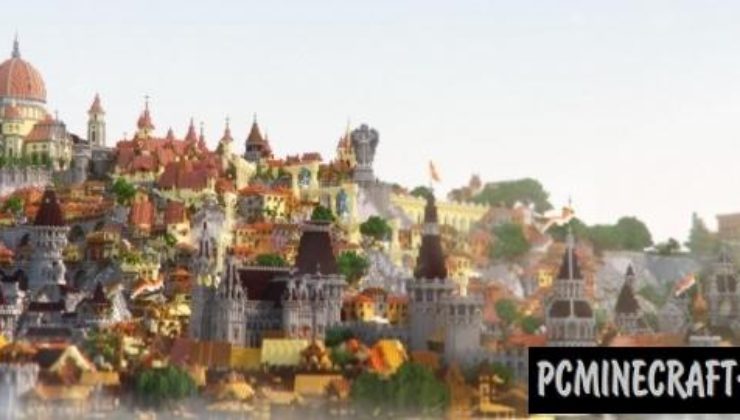 Novigrad - City, Castle Map For Minecraft