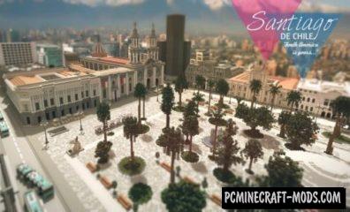 Santiago de Chile - City Map For Minecraft