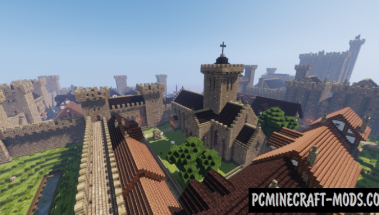 castle and town maps minecraft