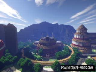 Ultimate World of Naruto - City Map For Minecraft