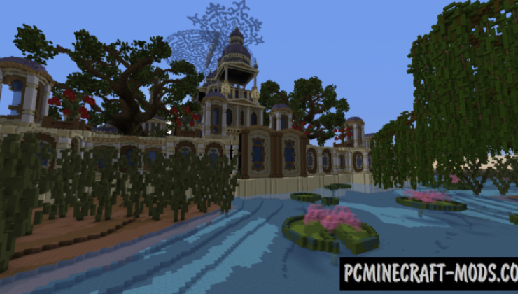 Eudémonia - Castle, Mansion Map For Minecraft