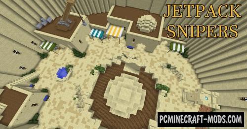 Jetpack Snipers - PvP Arena Map For Minecraft