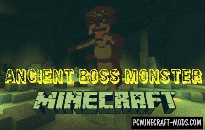 Ancient Boss Monster Minecraft PE Bedrock Mod 1.18.2, 1.17