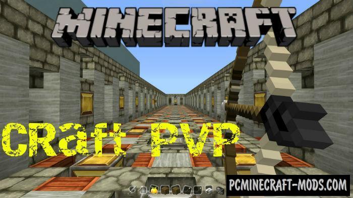 Craft Pvp Arena Minecraft Pe Bedrock Map 1 5 0 1 4 0 Pc Java Mods