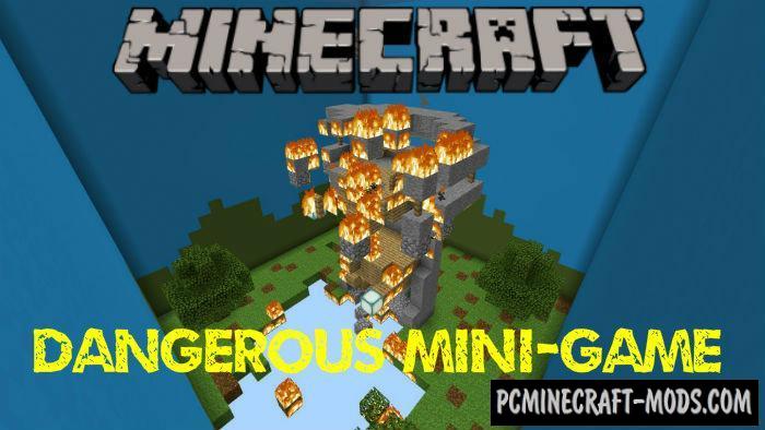 Dangerous Mini Game Minecraft Pe Map 1 5 0 1 4 0 Pc Java Mods