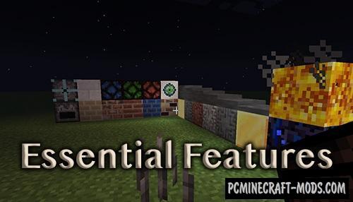 Essential Features - New Blocks Mod For MC 1.15.2, 1.14.4