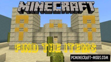 Find The Items Mini-Game Minecraft PE Map 1.5.0, 1.4.0