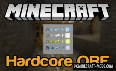 Hardcore ORE Mod For Minecraft 1.12.2, 1.11.2, 1.10.2