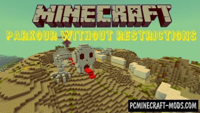 Parkour Without Restrictions Minecraft PE Map 1.4, 1.3.0