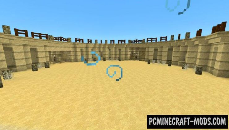 Pvp Arena For Battles Minecraft Pe Bedrock Map 1 4 1 3 0 Pc Java Mods