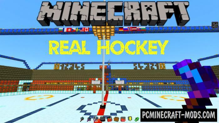 Real Hockey Mini Game Minecraft Pe Bedrock Map 1 4 1 3 Pc Java Mods