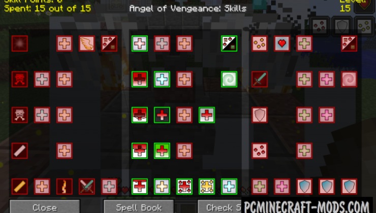 Angel of Vengeance - Character Classes MC Mod 1.14.4