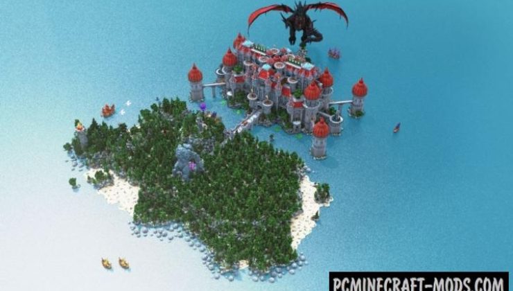 Gateux - Castle, 3D Art Map For Minecraft