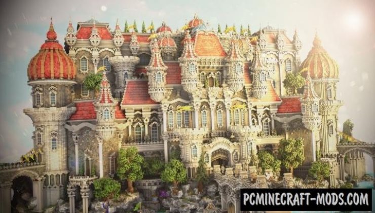 Gateux - Castle, 3D Art Map For Minecraft