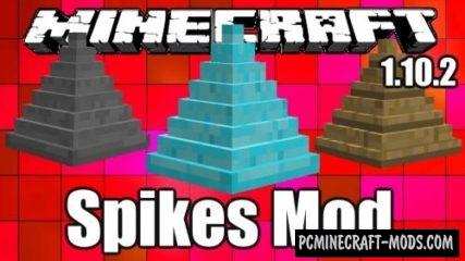 Spikes - Trap Blocks Mod For Minecraft 1.12.2, 1.11.2, 1.10.2