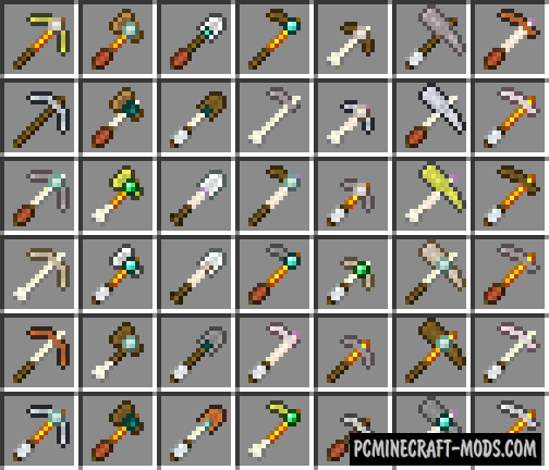 Adventurer's Toolbox - Custom Weapons Mod For MC 1.12.2