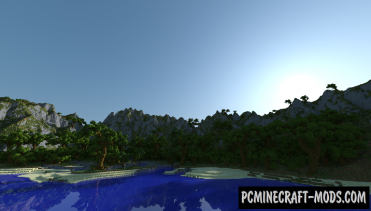 Jungle Island - Custom Terrain Map For Minecraft