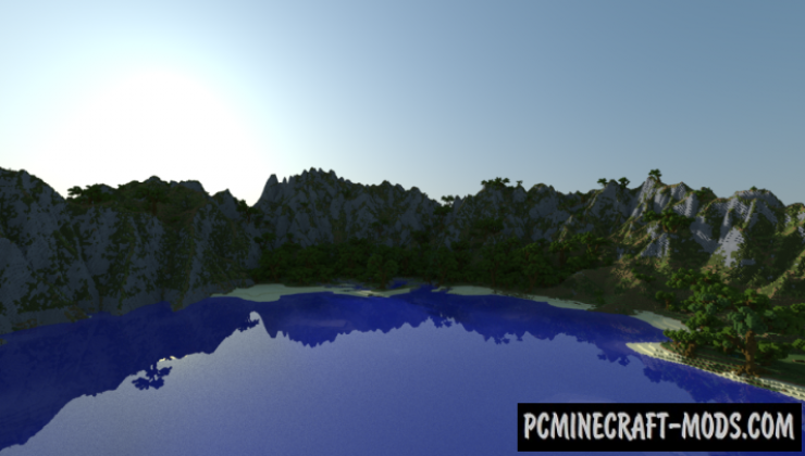 Jungle Island - Custom Terrain Map For Minecraft