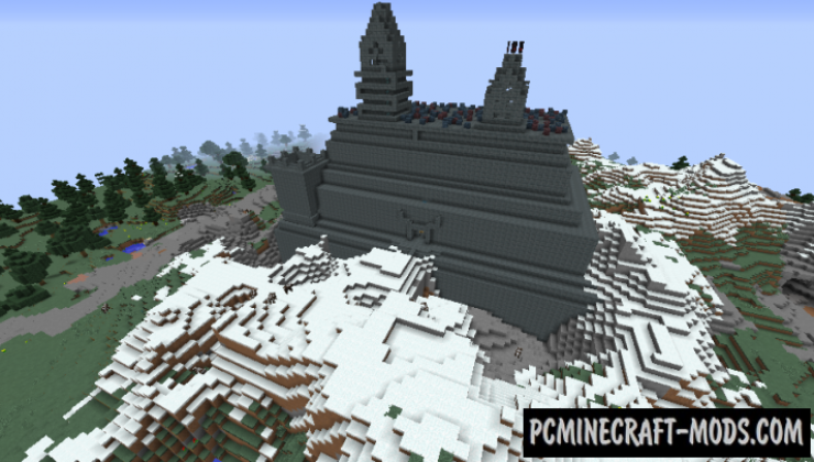 Harshen Castle - New Structures, Dimension Mod For 1.12.2