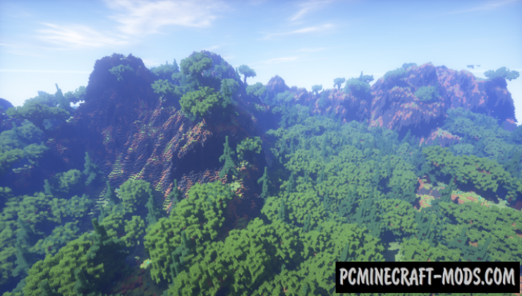 A Forest Landscape - Terrain. Surv Map For Minecraft