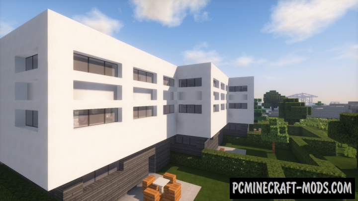 Modern Town House 2 Map For Minecraft 1.14, 1.13.2  PC 