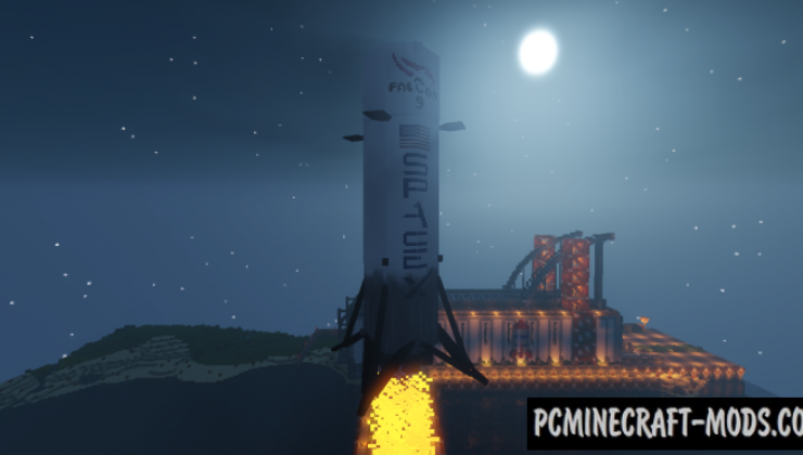 SpaceX - Tech Mod For Minecraft 1.10.2, 1.8.9