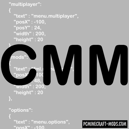 Custom Main Menu - GUI Editor Mod For MC 1.12.2, 1.8.9