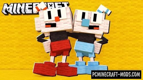 Cuphead Mashup Resource Pack For Minecraft 1.12.2  PC 