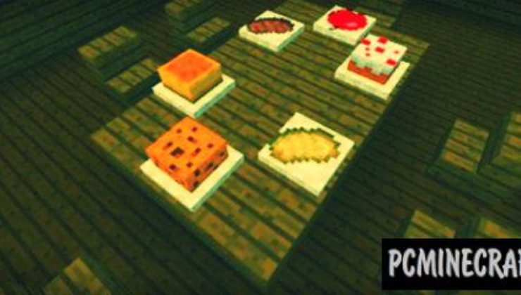 Decorative Food Minecraft PE Bedrock Mod 1.9.0, 1.8.0, 1.7.0