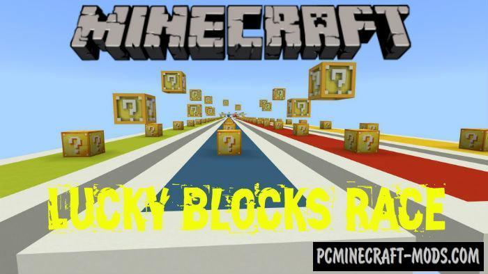 Lucky Blocks Race Mini Game Map 