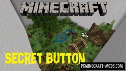 Secret Button - Finding Minecraft PE Map 1.5.0, 1.4.0, 1.2.13