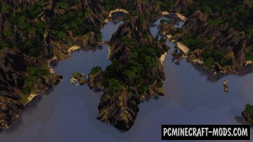 A Forest Landscape Map For Minecraft 1.14, 1.13.2  PC 